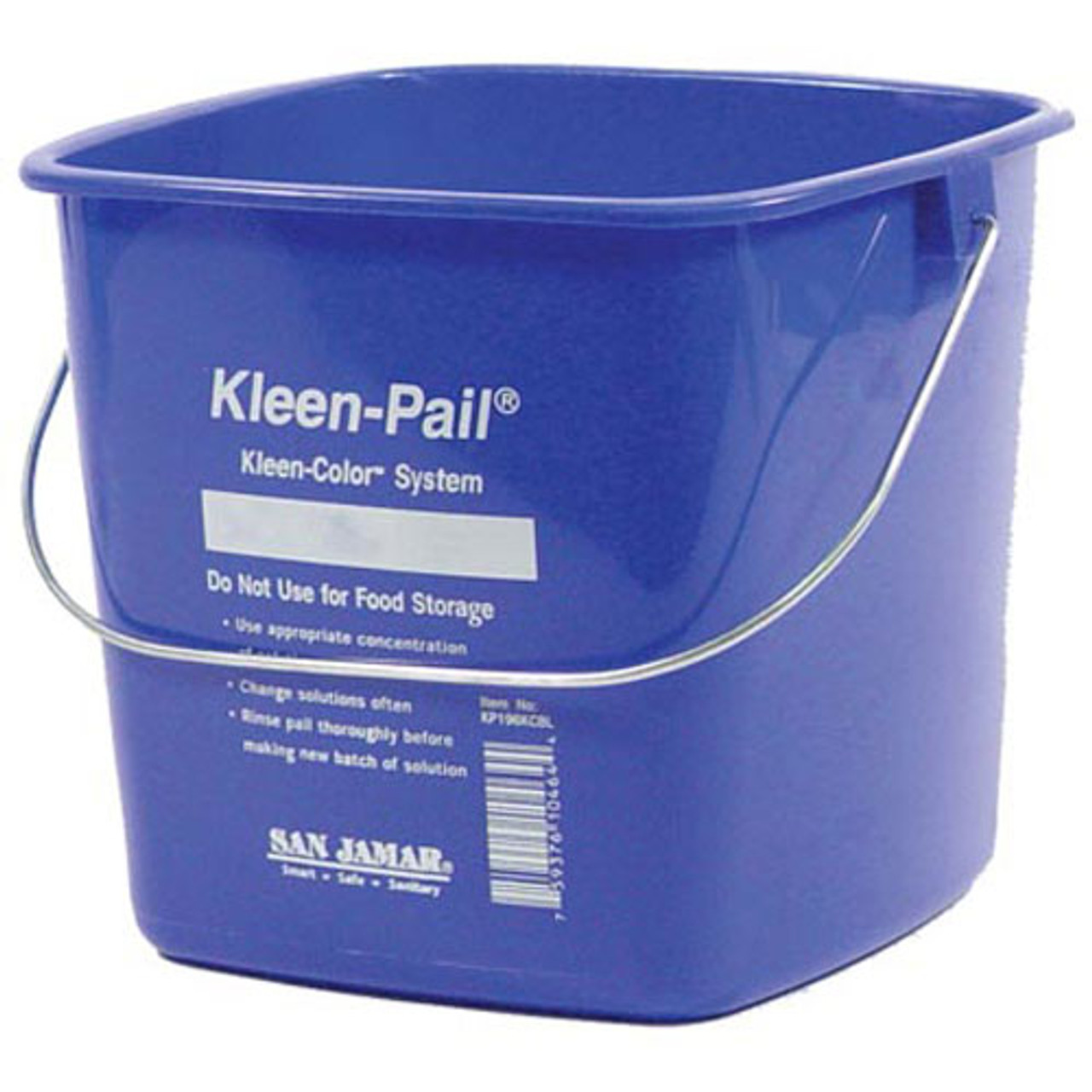 Pail-6Qt Blue San - Replacement Part For San Jamar SJKP196KCBL