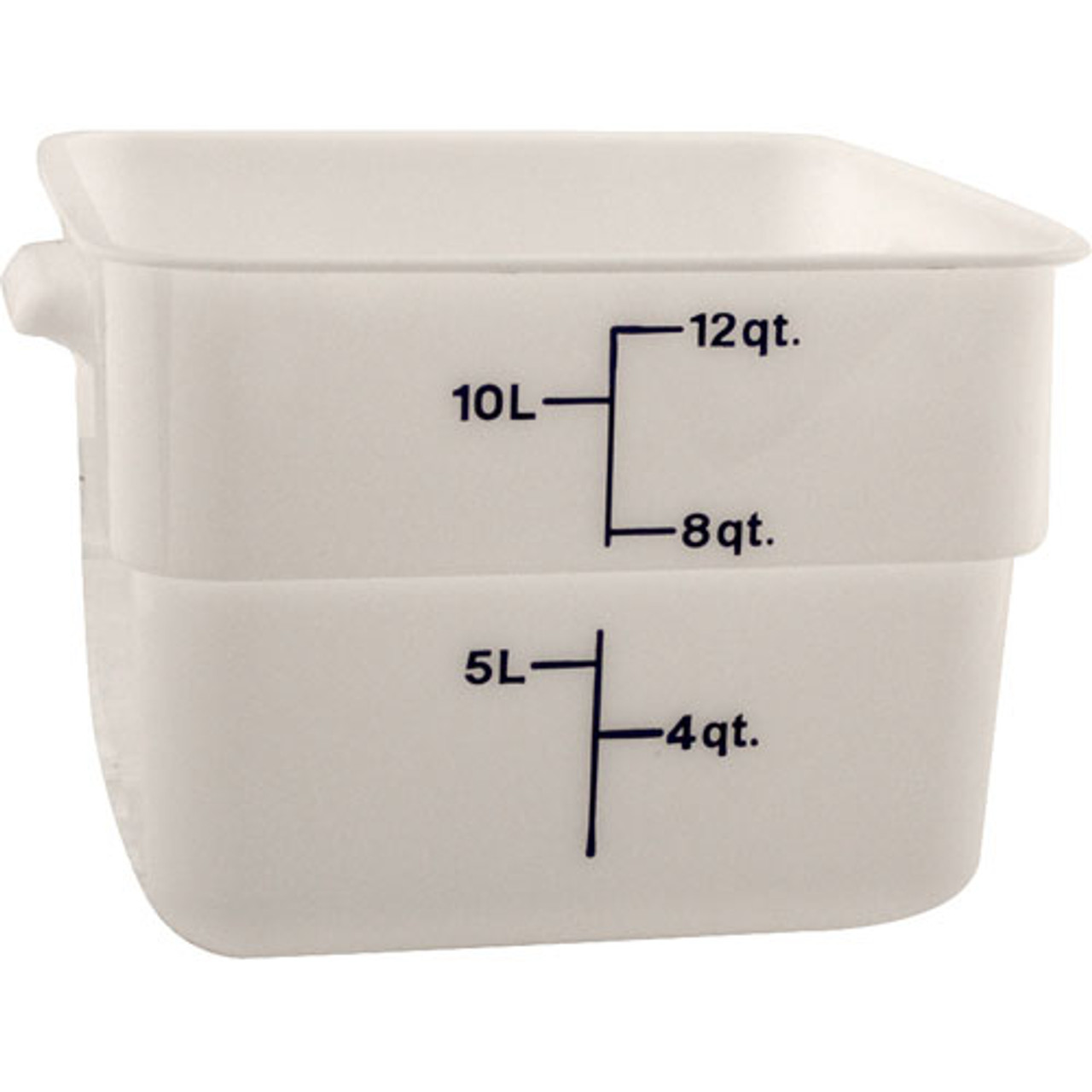 Container Sq 12Qt -148 Poly/White - Replacement Part For Cambro 12SFSP-148