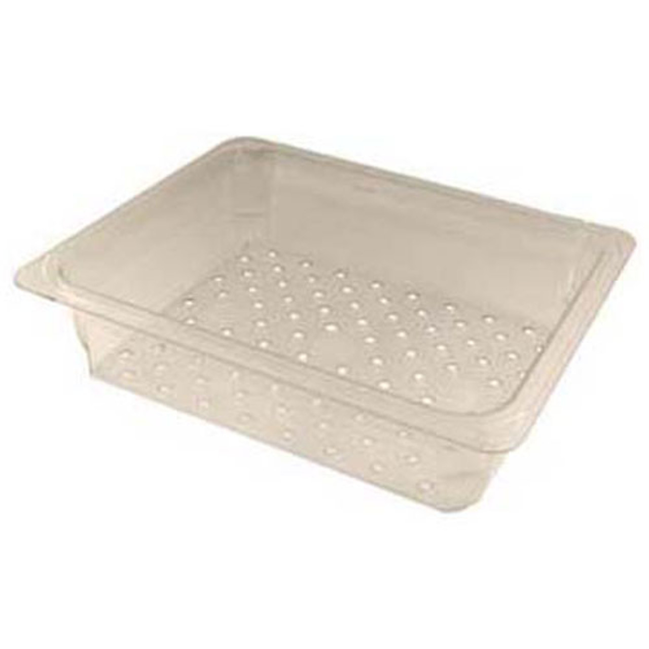 Colander Food Pan 1/2X3 Clear - Replacement Part For Cambro 23CLRCW-135