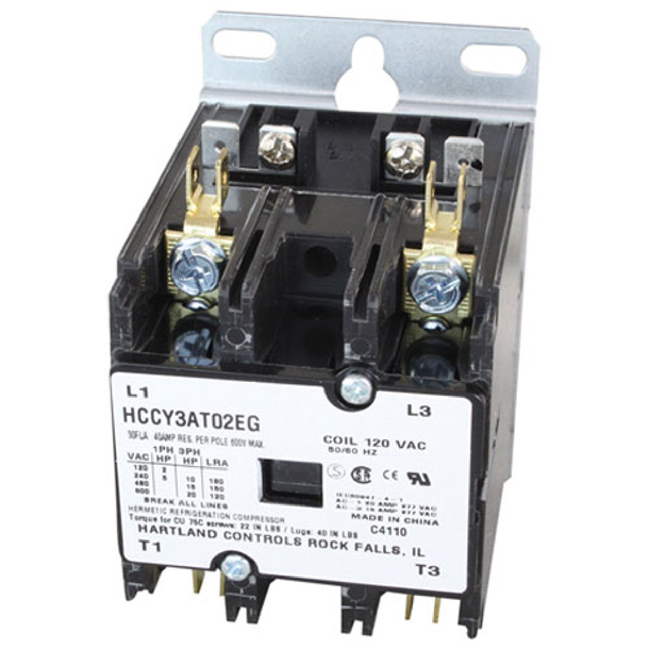 Contactor 2P 30/40A 120V - Replacement Part For Hobart 00-346466-00001