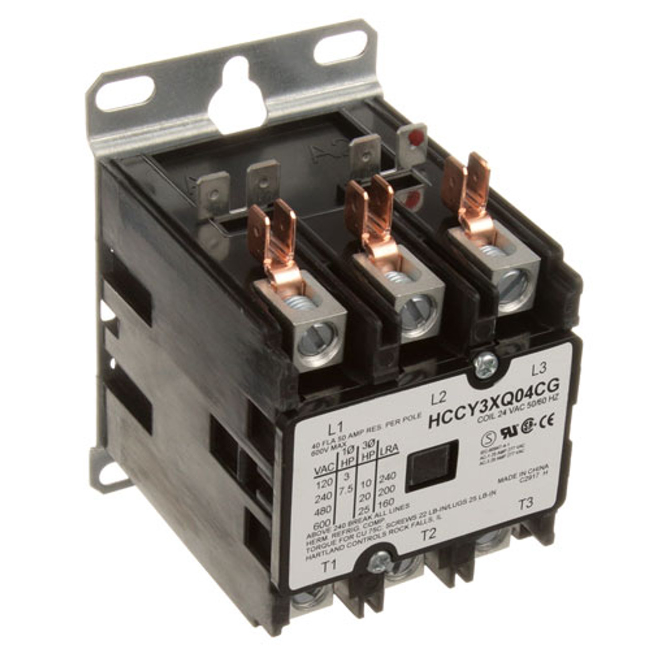 Contactor 3P 40/50A 24V - Replacement Part For Lbc Bakery Equipment 30700-17