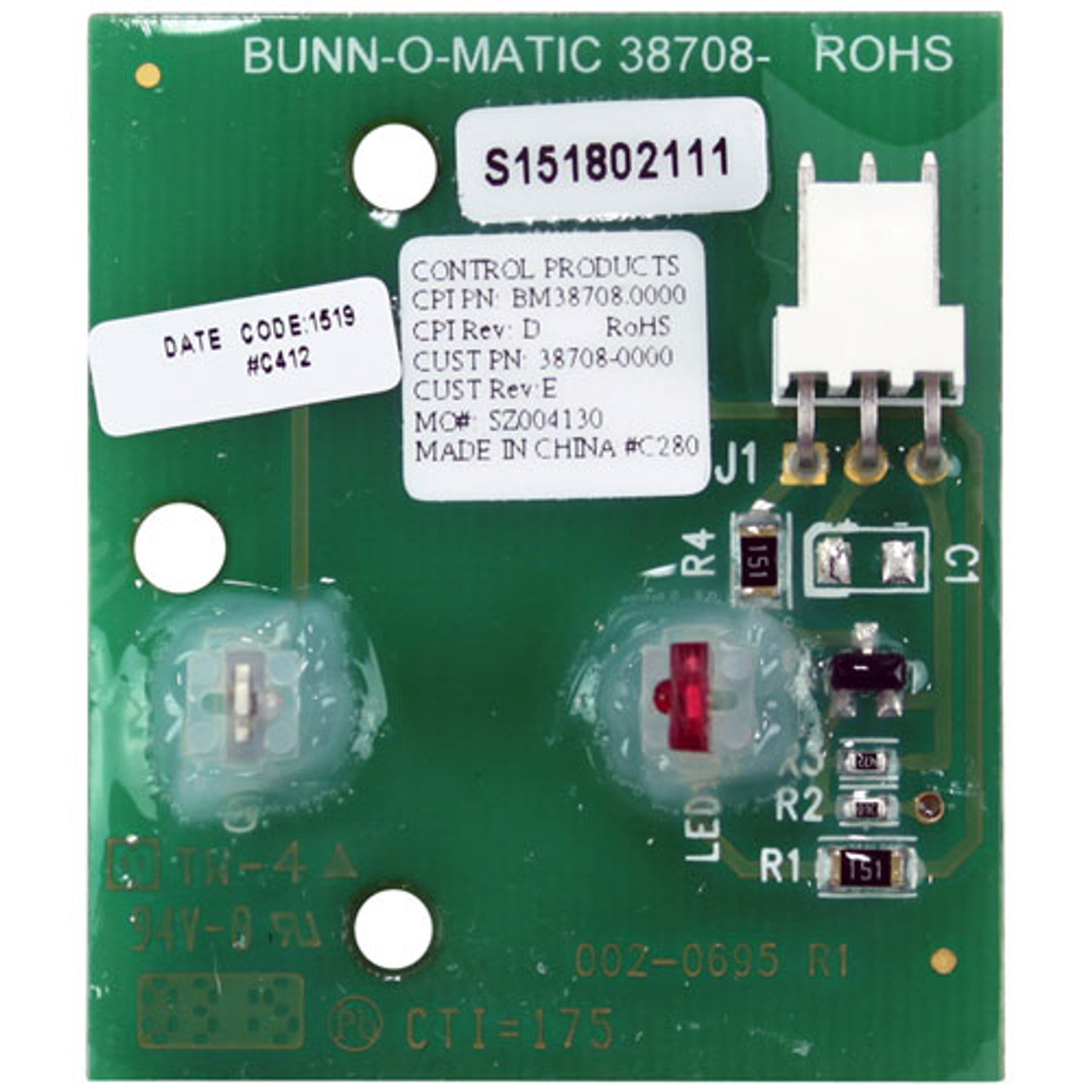 Bunn 27939-1000 - Control Board Kit