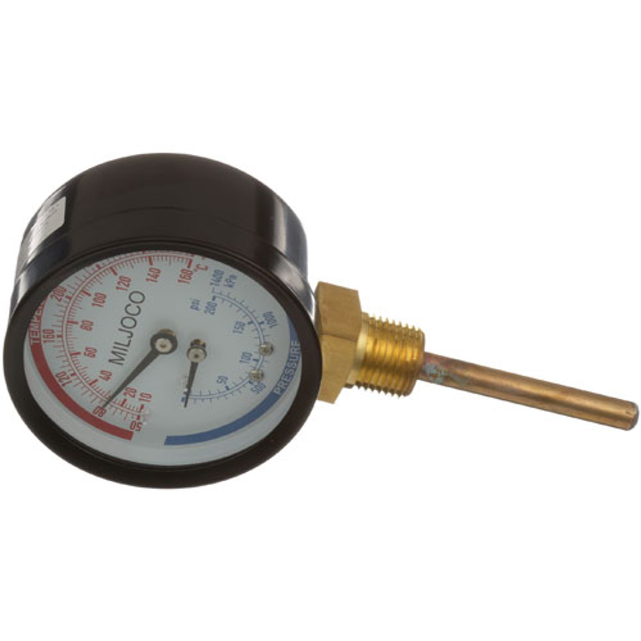 Press/Temp Gauge 3, 50-290 F, 0-200 Psi - Replacement Part For Hatco 03.01.003.00