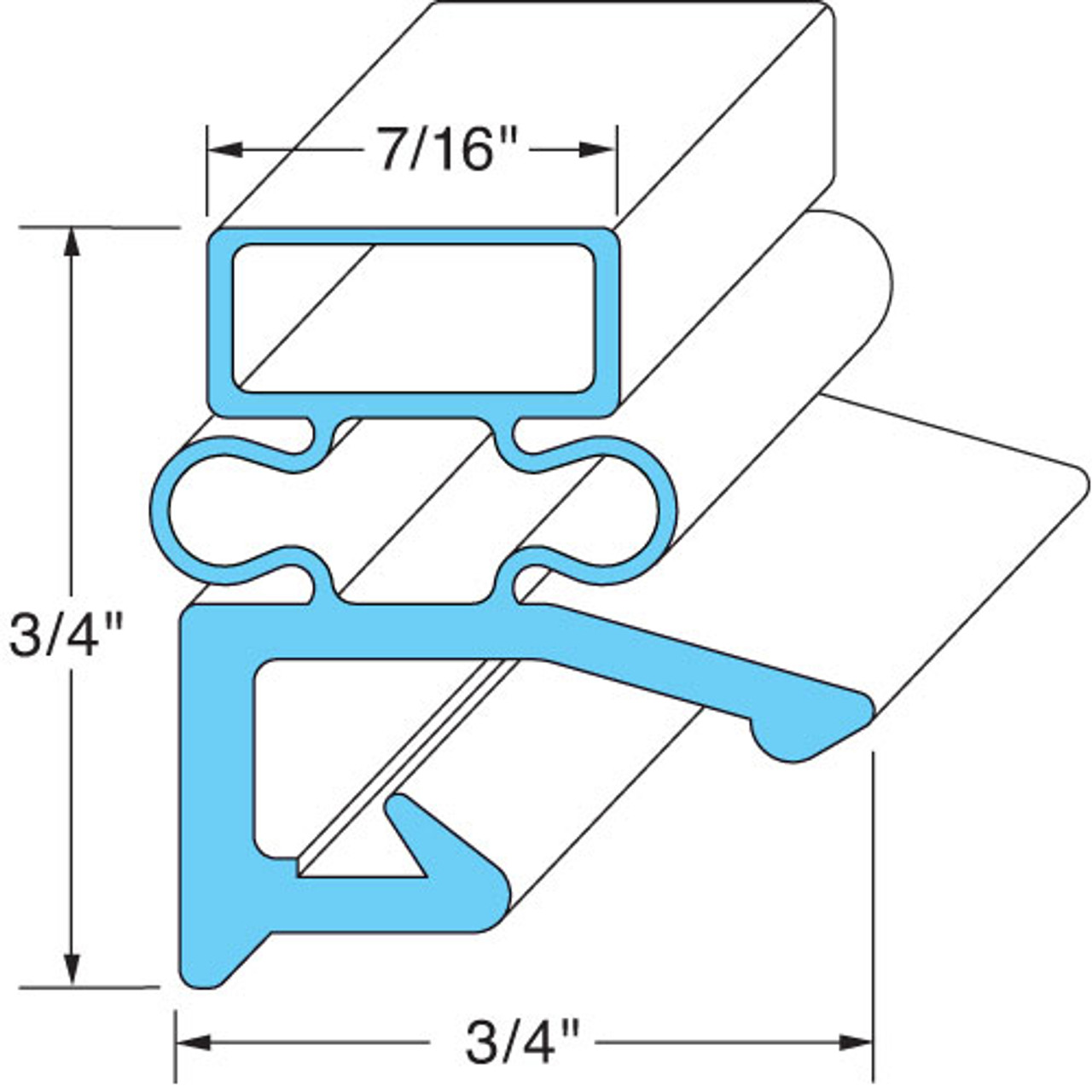 Gasket, Door - Replacement Part For Hobart 280984-00010