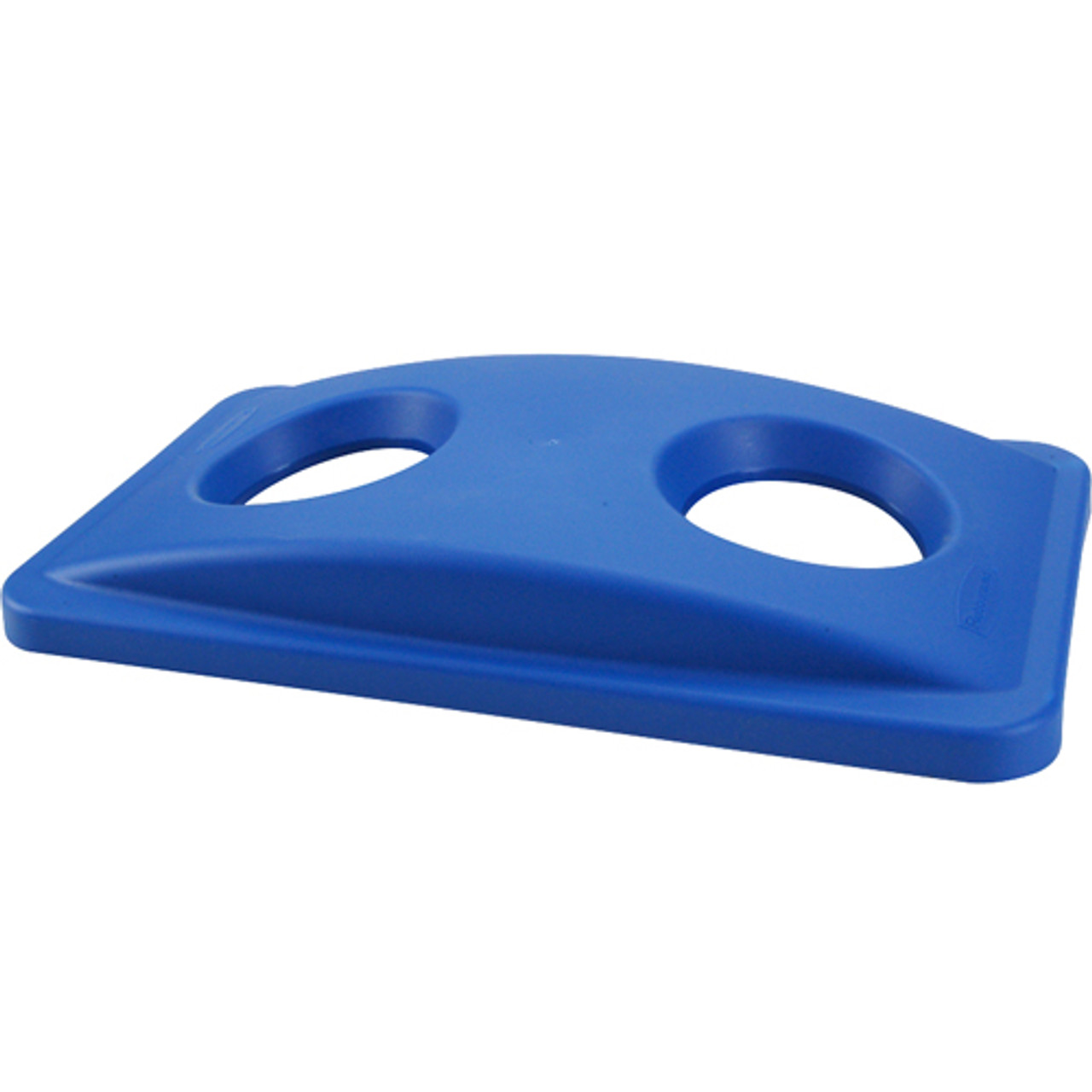 Recycling Can Lid/Top Blue, Bottles And Cans - Replacement Part For Rubbermaid RBMD269288BLUE