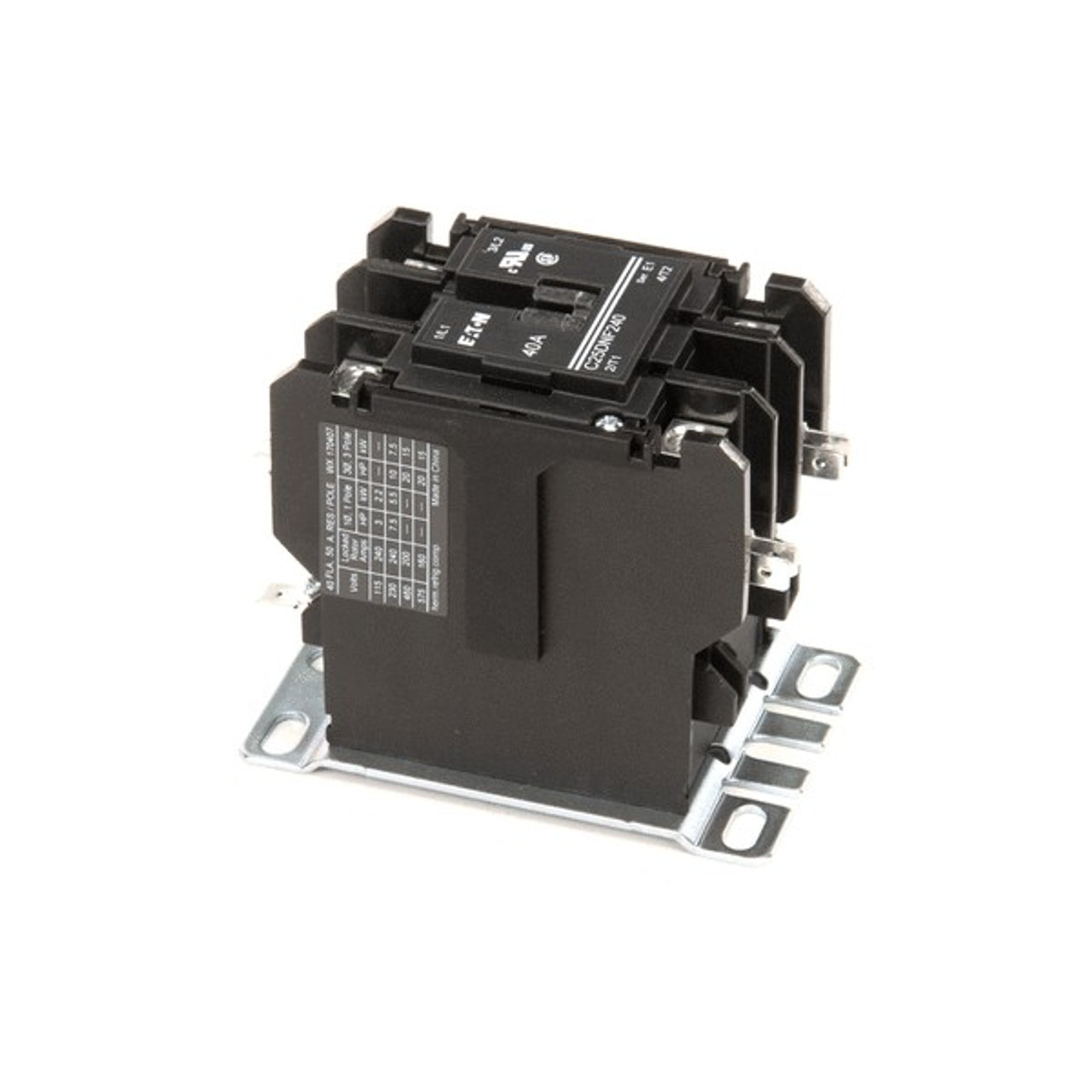 Master-Bilt 19-13702 - Contactor, 2-Pole, 40/5 0 Amp.