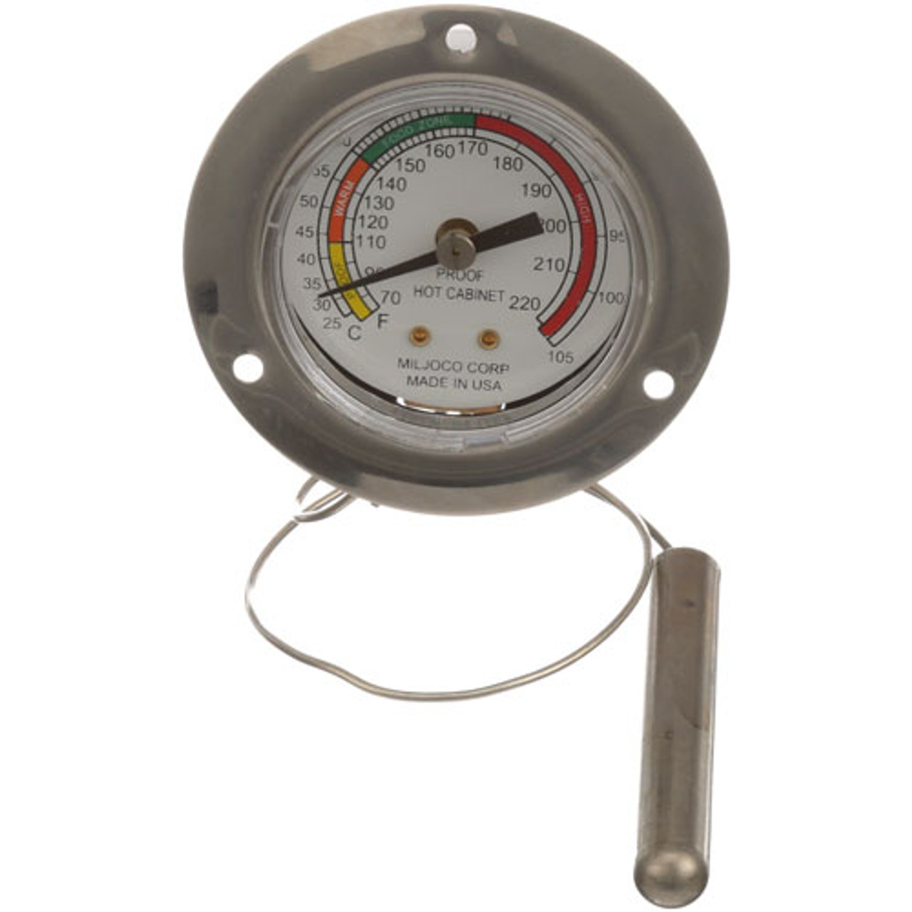 Thermometer 2", 70-220F, 3" Flange - Replacement Part For Cres Cor 5238018K