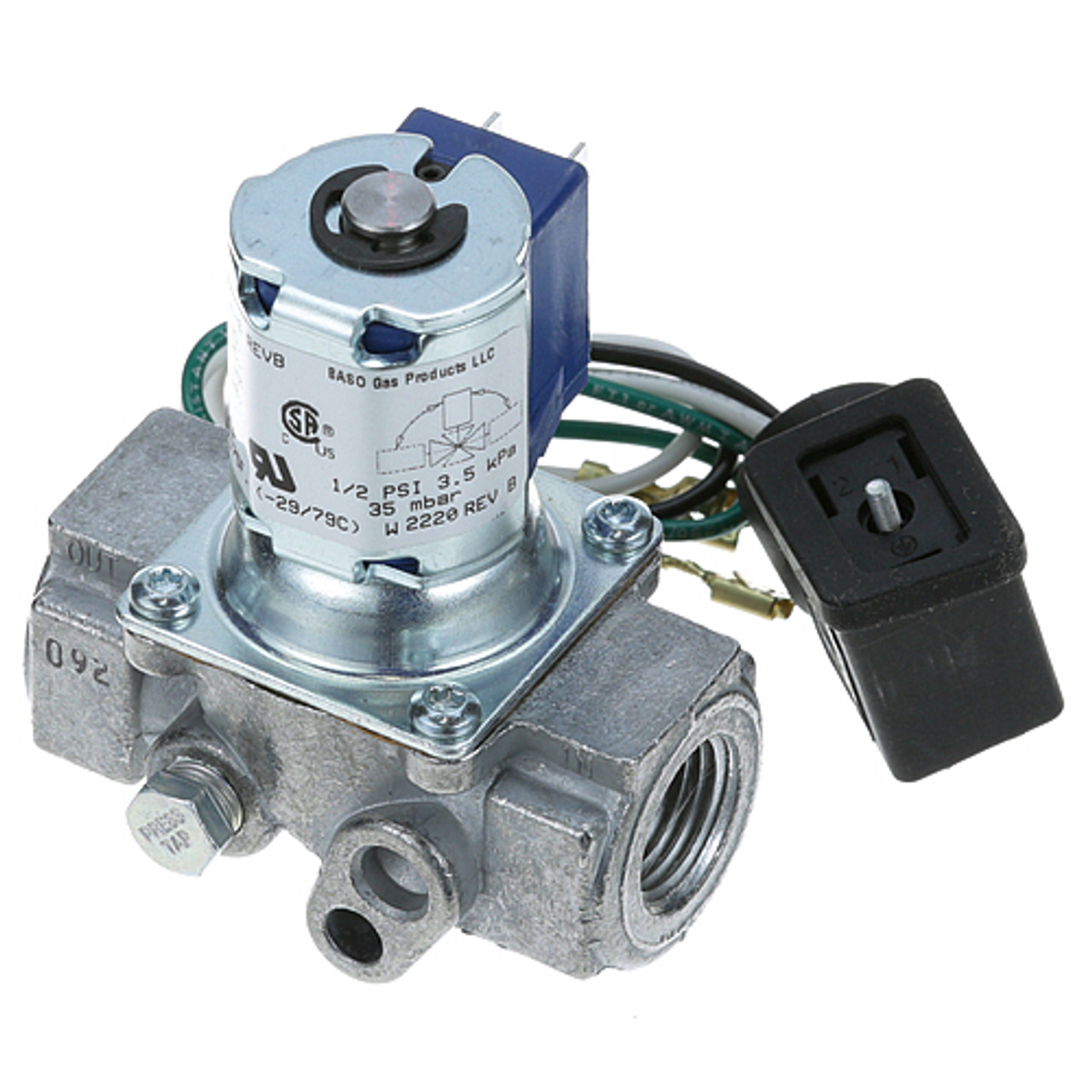 Solenoid Gas Valve 1/2" 120V - Replacement Part For Hobart 19518