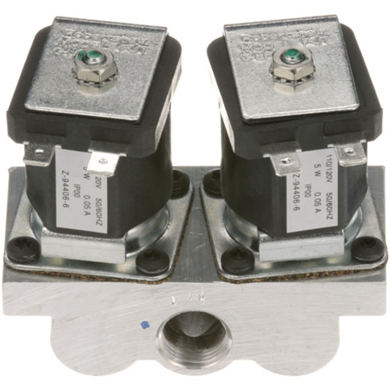 Dual Solenoid Valve 3/8" 120V - Replacement Part For Hobart 713656