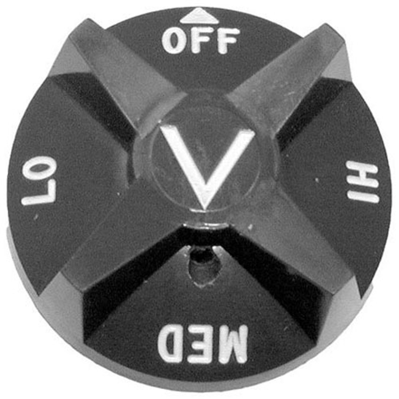 Hobart 4077274 - Knob 2-7/8 D, Off-Hi-Med-Lo