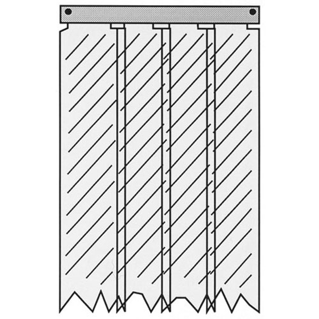 Kason® - 402La8083884 Strip Curtain-Easimnt - Replacement Part For Kason 401SA8083884