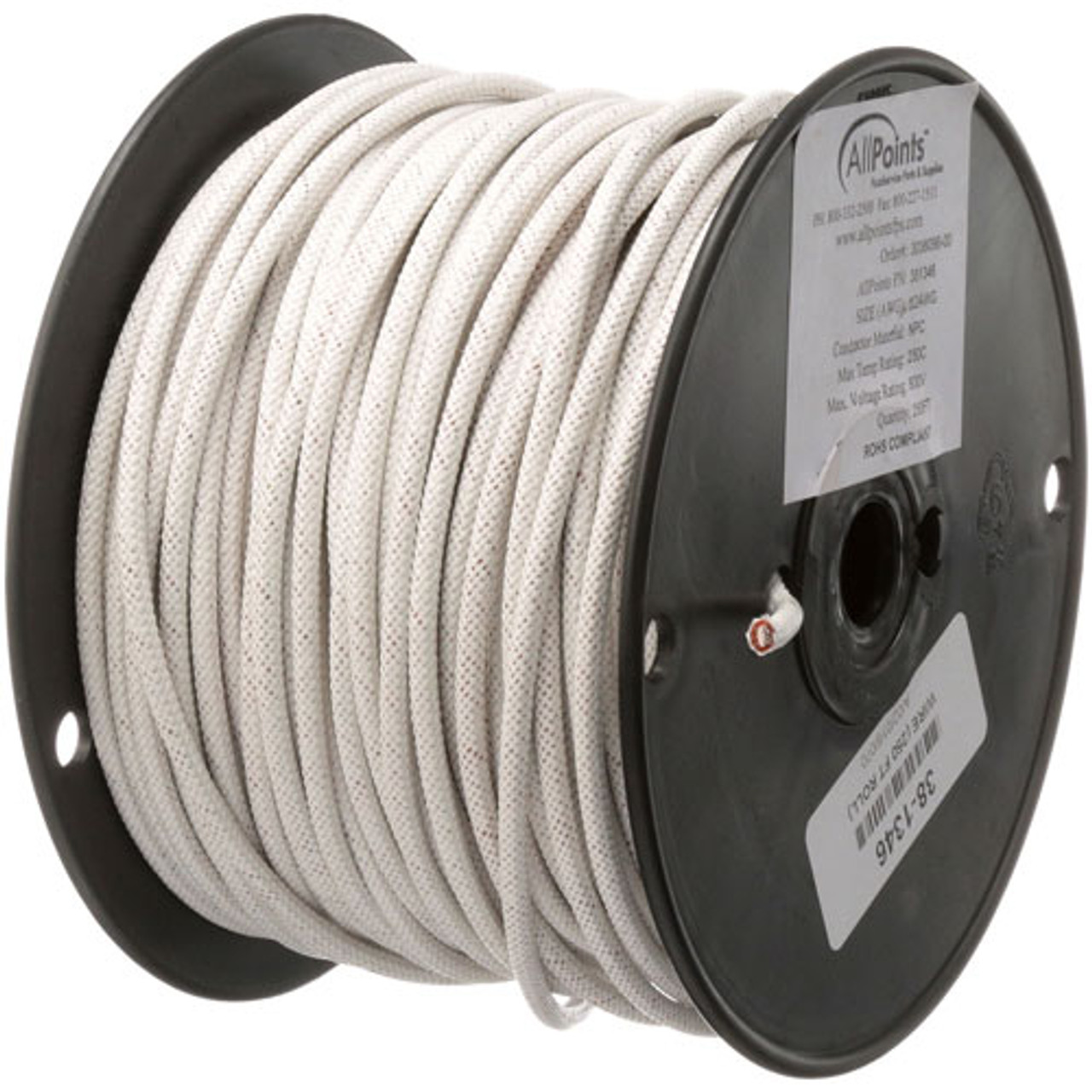 Wire (250 Ft Roll) #12 White - Replacement Part For AllPoints 381346