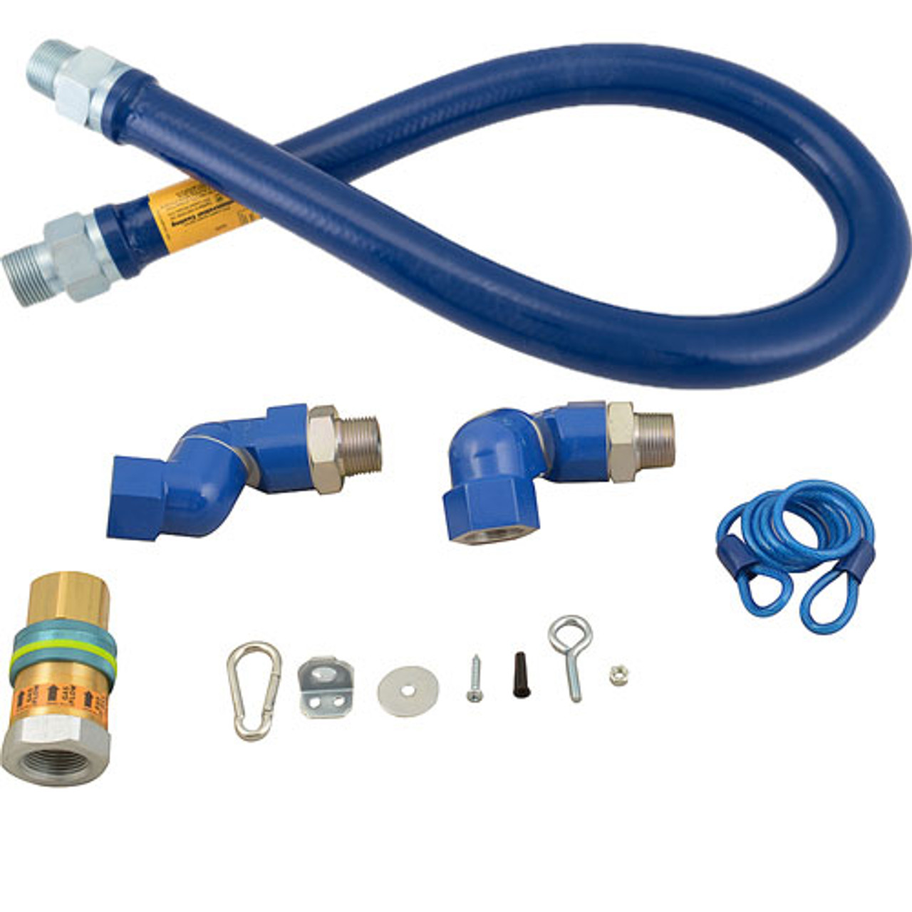 Connector,Gas Kit1"Od X 48" W/ Qd, 2Swivel & Cab - Replacement Part For Dormont 16100BPQ2SR-48