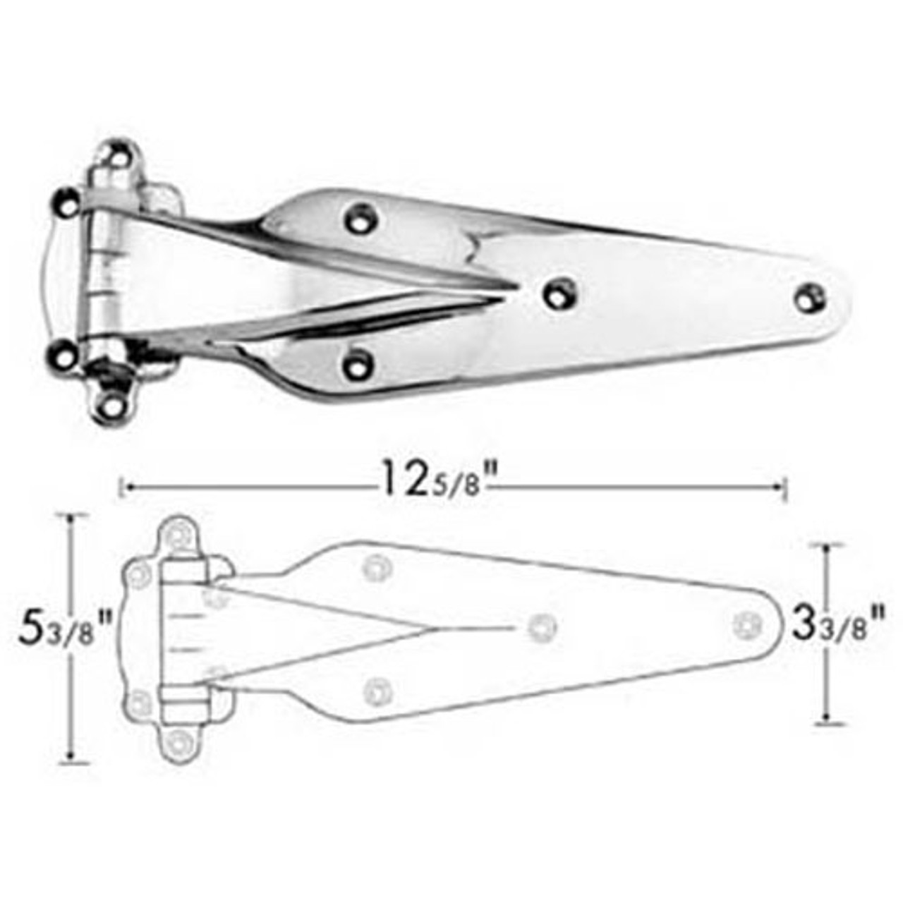 Kason® - 1055-000044 Hinge - Replacement Part For Kason 1055-000044