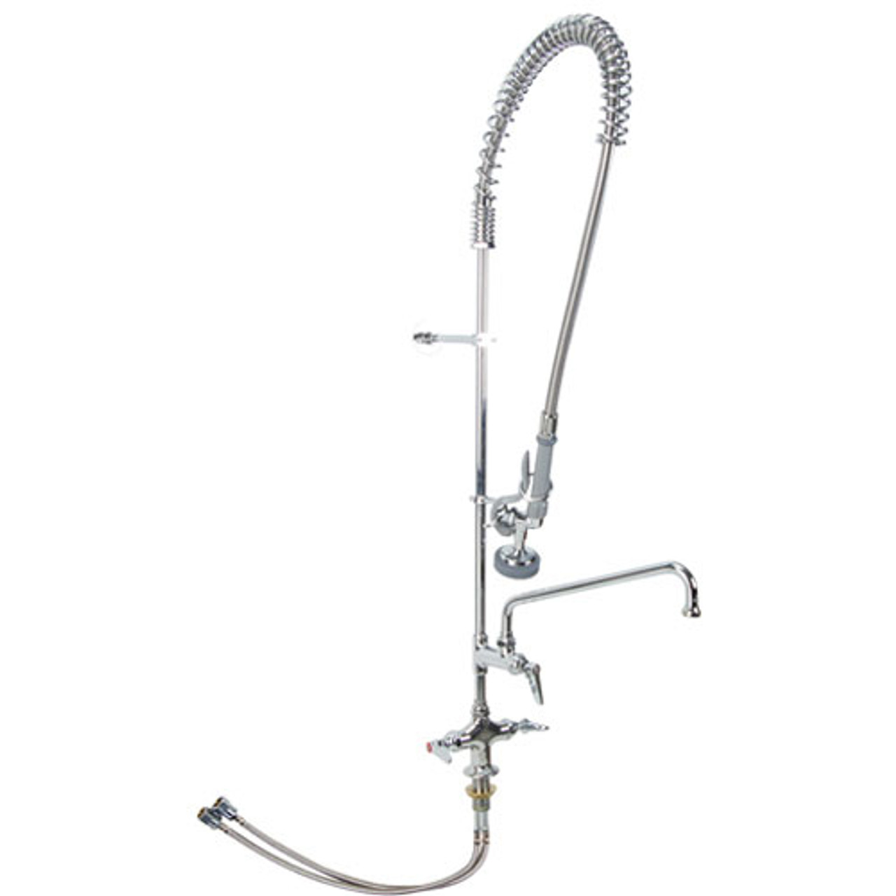 T&S Brass B-0113-ADF12-B - Pre Rinse Deck Mnt W/Add-On Faucet