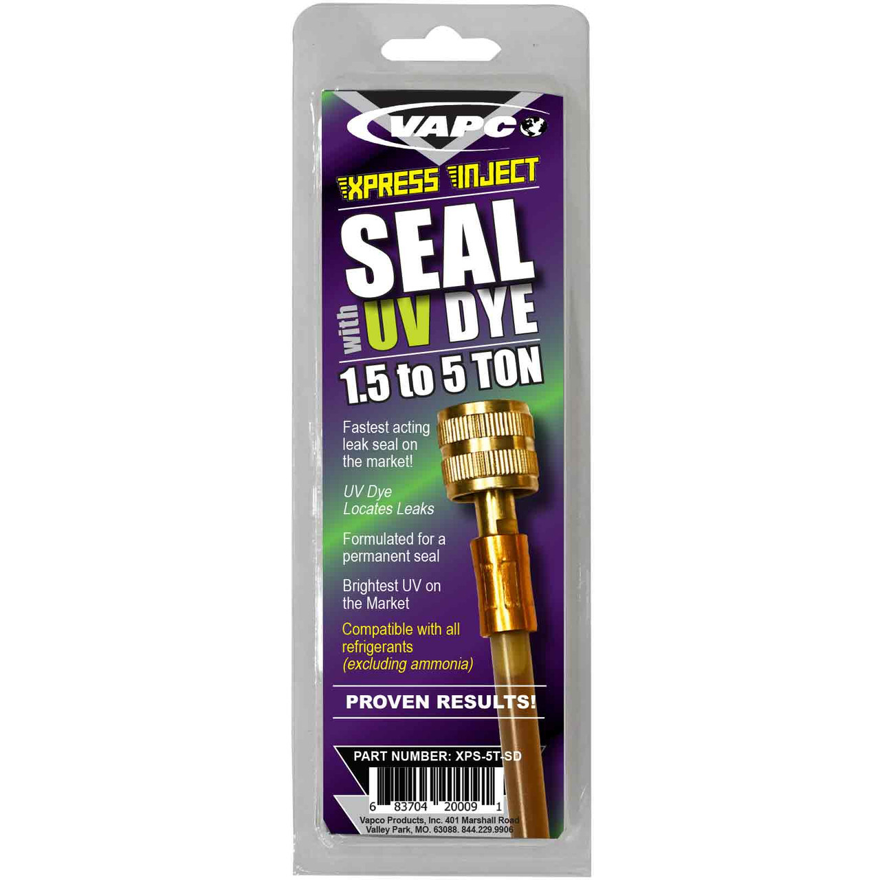 Vapco XPS-30T-SD - Xpress Seal + Uv Dye 16 To 30 Ton