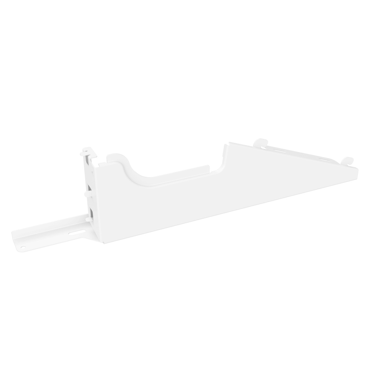GE Appliances Genuine OEM WB07X47216 - Rh End Plate- White - Rear View