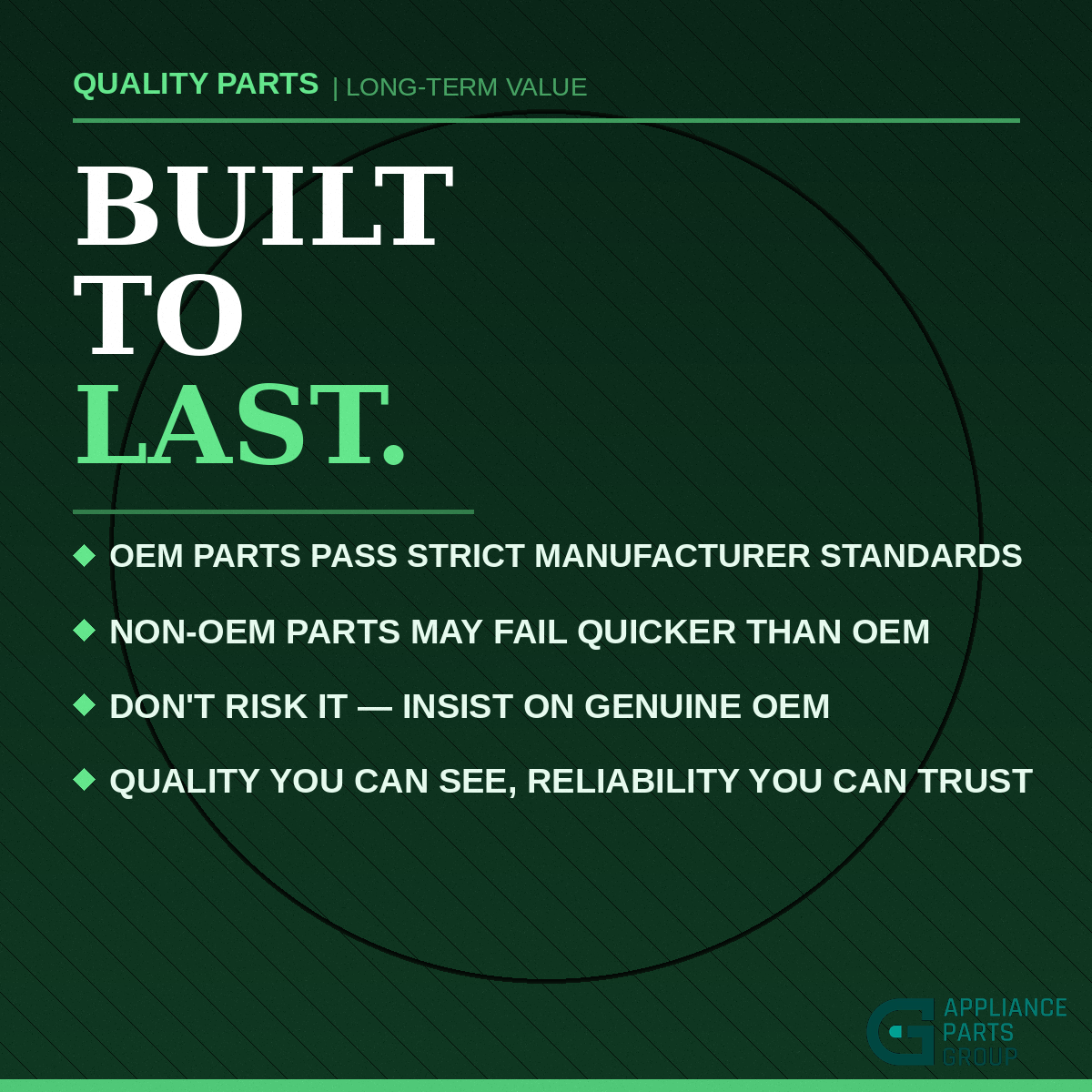 LG EBU67430201 - Bpr Total Assembly Svc - Built To Last. OEM parts pass strict manufacturer standards.
