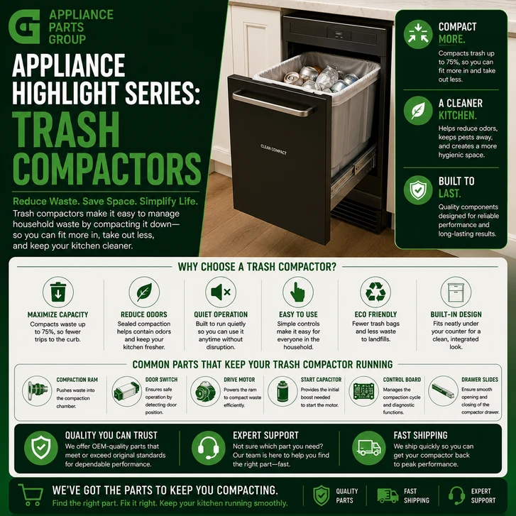 Appliance Highlight Series: Trash Compactors