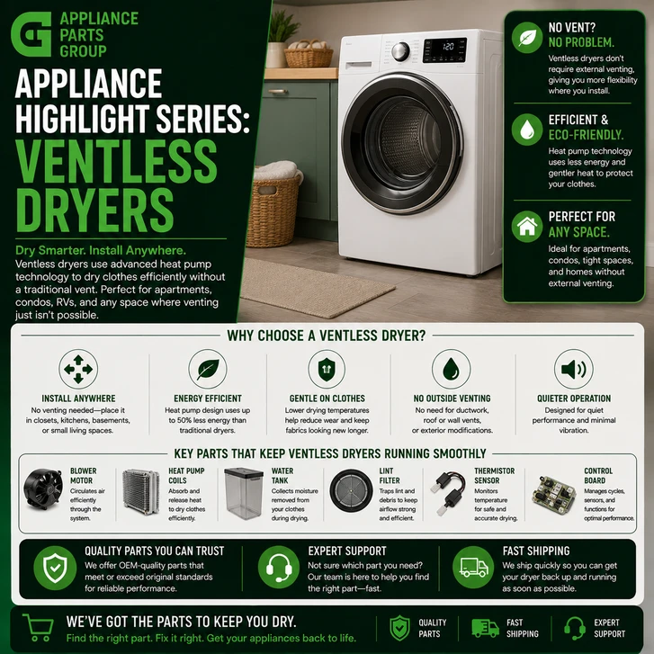 Appliance Highlight Series: Ventless Dryers