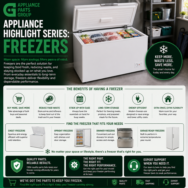 Appliance Highlight Series: Freezers
