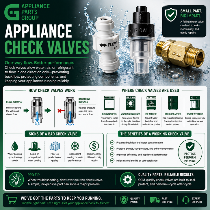 Appliance Check Valves: What They Do, Common Problems, and When to Replace Them