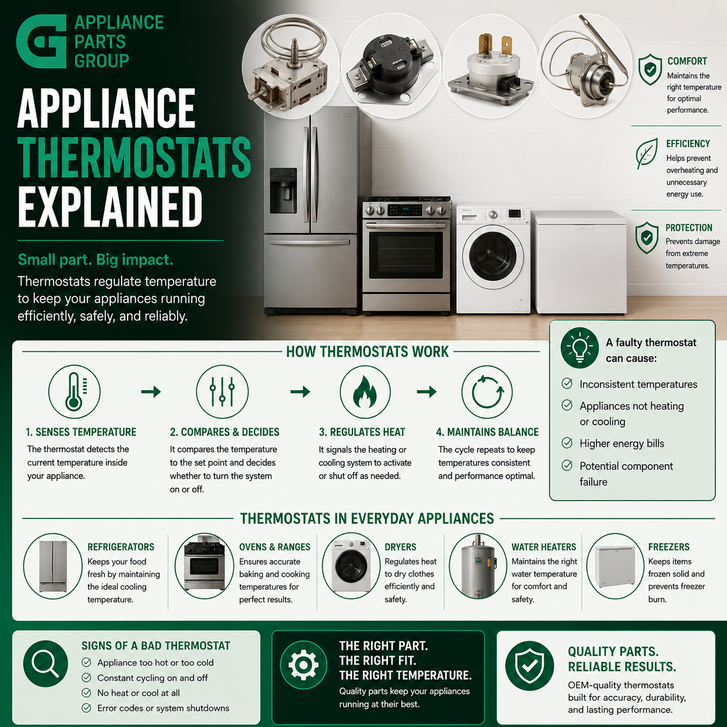 Appliance Thermostats Explained: How They Work and When to Replace Them