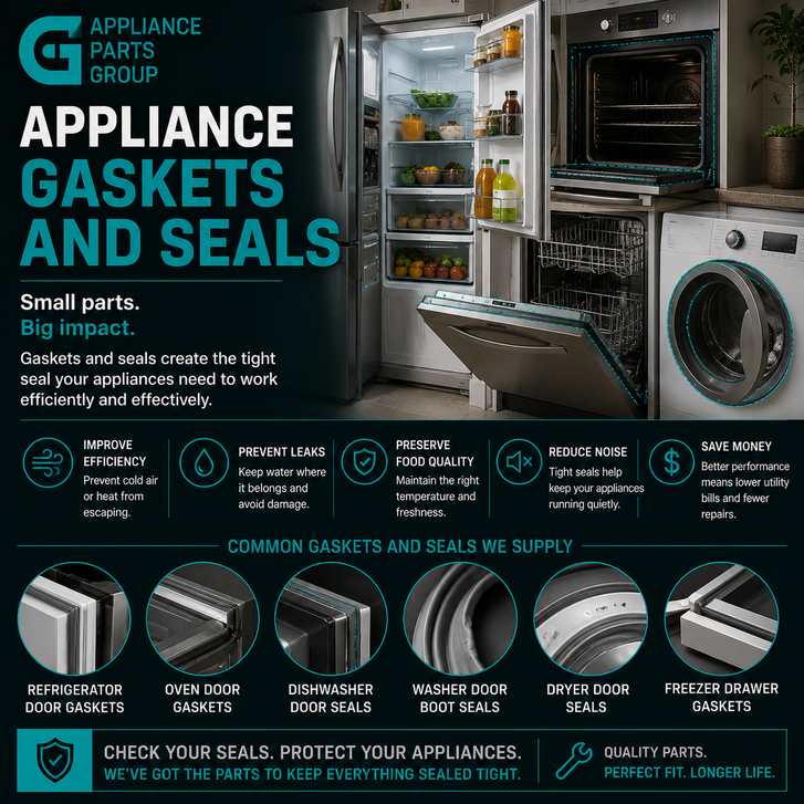 Appliance Gaskets and Seals: The Hidden Heroes of Efficiency and Performance