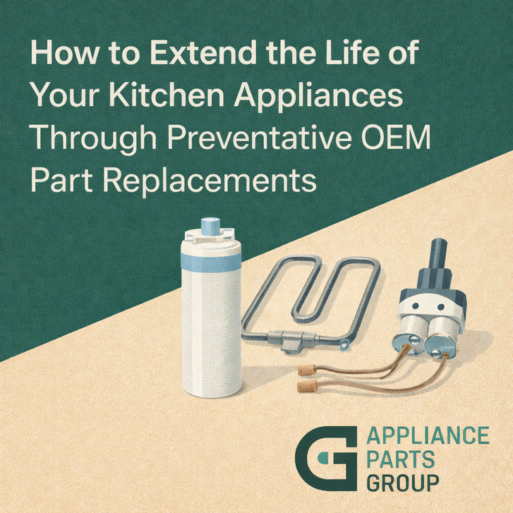 How to Extend the Life of Your Kitchen Appliances Through Preventative OEM Part Replacements
