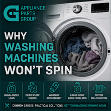Why Washing Machines Won’t Spin: Causes, Fixes, and Prevention