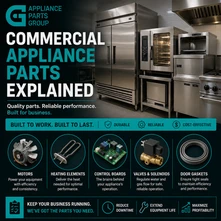Commercial Appliance Parts Explained: What Every Business Owner Should Know