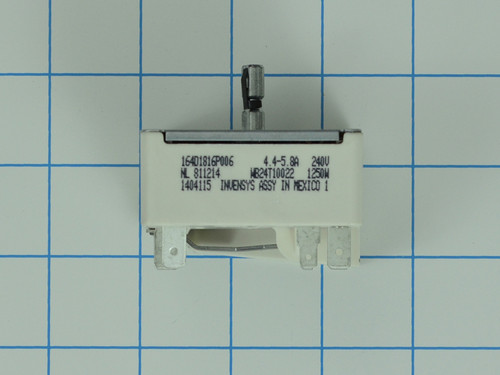 An image of a GE Appliances WB24T10022 RANGE SURFACE ELEMENT SWITCH 1250W