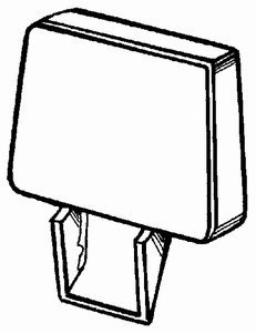 An image of a GE Appliances WR2X7674 CAP SHELF