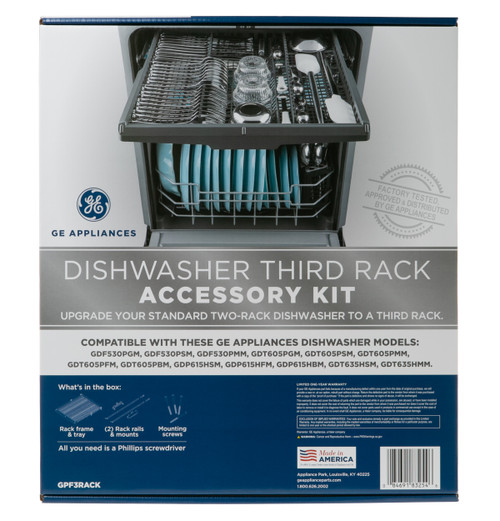 GE Appliances GPF3RACK - 3Rd Rack Accessory Kit