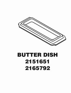 Whirlpool Genuine OEM WP2151651 - Buttertray