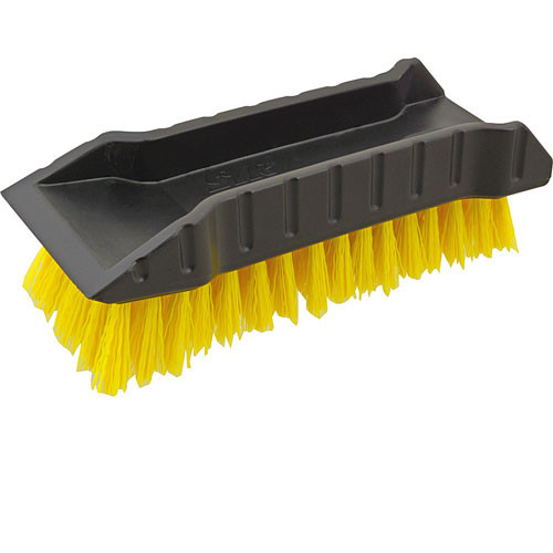 Brush,Hand , Yellow,W/Scraper - Replacement Part For AllPoints 1591117