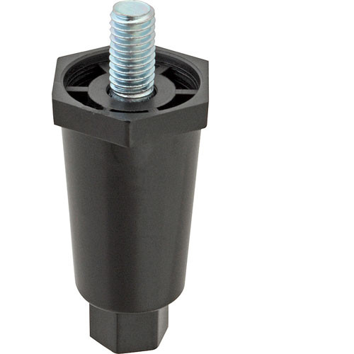 Leg, 3/8-16,2-1/2"H , Plst,Blk - Replacement Part For Texican Specialaty Products, Inc. TSP111