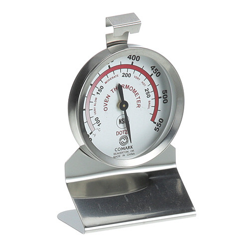 Oven Thermometer 2.25 X 2.25", 200-550F - Replacement Part For Comark CMRKDOT2AK