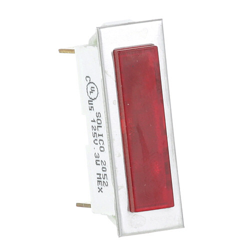 Signal Light 3/8" X 1-5/16" Red 125V - Replacement Part For Market Forge 97-5709