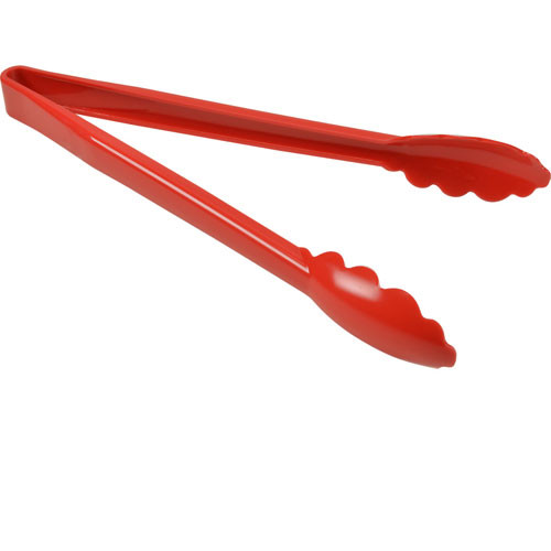 Tongs 12", Red - Replacement Part For Carlisle Foodservice 471205