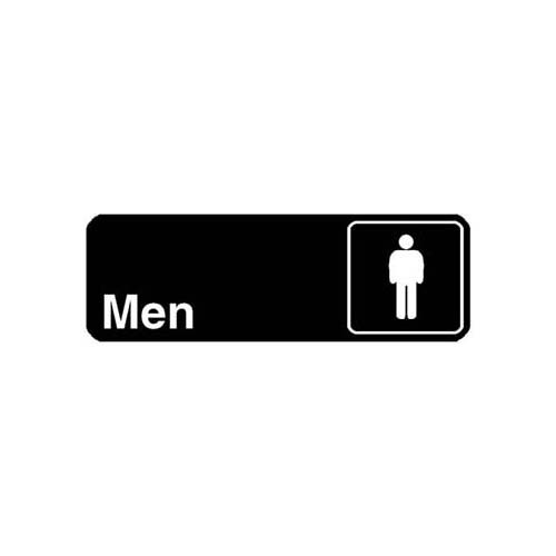 Traex 4515 - Sign,Men (Black, 3X9")