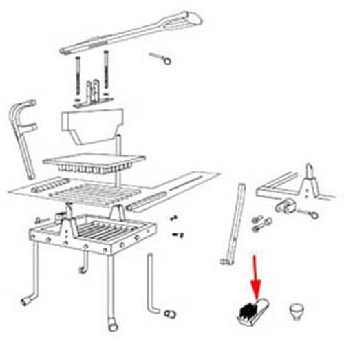 Carlisle Foodservice 4052900 - Brush, Lettuce Cutter