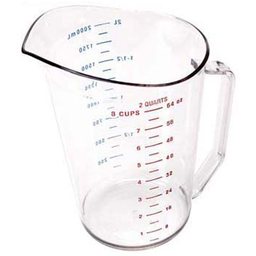 2 Qt Measuring Cup-135 Clear - Replacement Part For Rubbermaid 3217