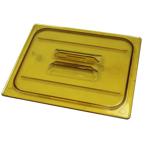 Hot Pan Lid Half Sz-150 Amber - Replacement Part For Cambro SP-320