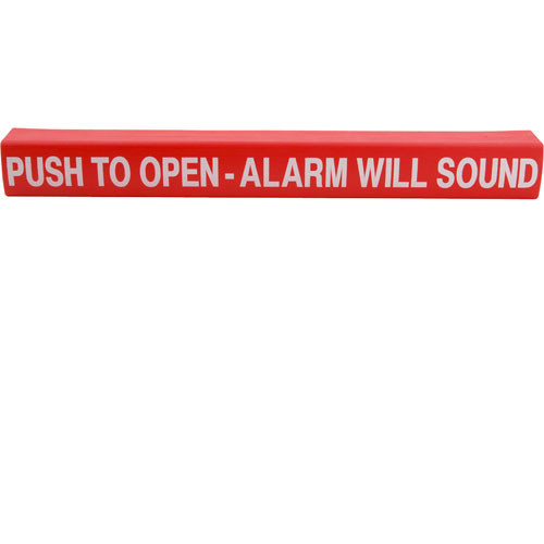 Wrap,Push Pad , Push To Open,Red - Replacement Part For Detex 105417-1