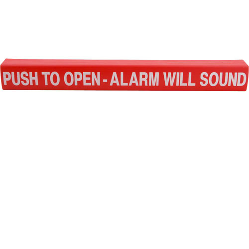 Wrap,Push Pad , Push To Open,Red - Replacement Part For Detex ECL-105417-1