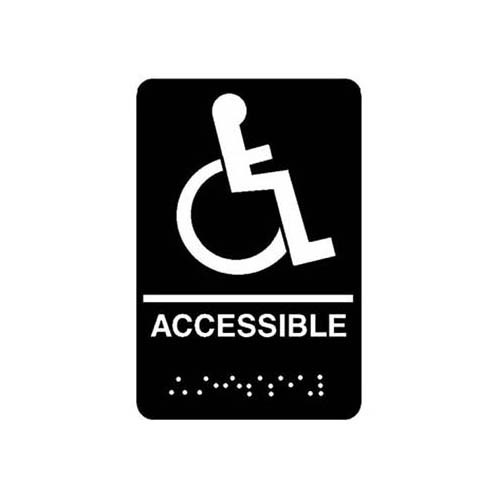 Traex 5632 - Braille Accessible Sign 6 X 9 In