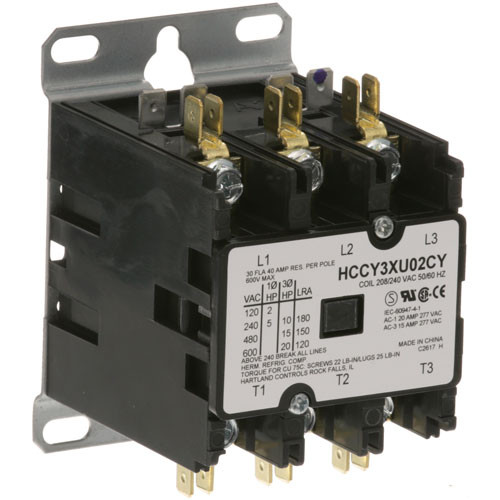 Contactor 3P 30/40A 208/240V - Replacement Part For Taylor Freezer 32666-33