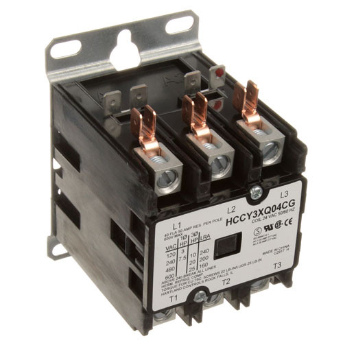 Contactor 3P 40/50A 24V - Replacement Part For Hatco 02.01.167.00