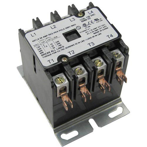 Contactor 4P 40/50A 120V - Replacement Part For Hatco HT02.01.017.00